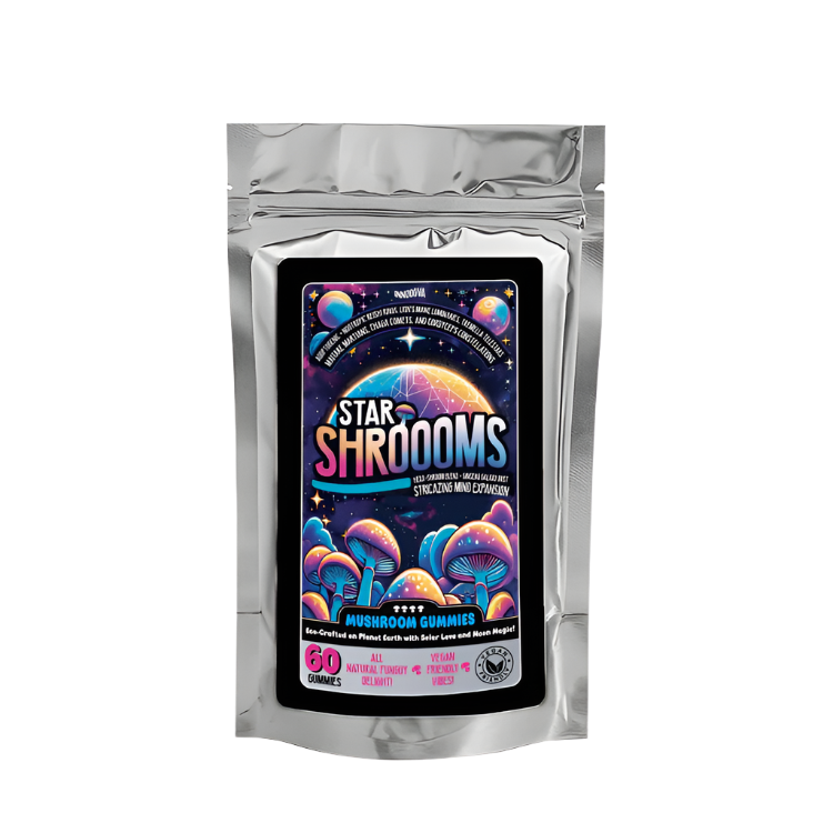 Innooova Star Shrooms Full Size Bag 60 Gummies