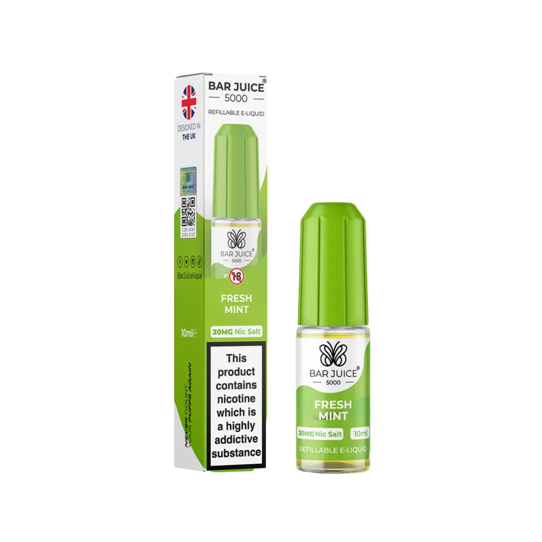 Bar Juice 5000 Fresh Mint Nic Salt 10ml