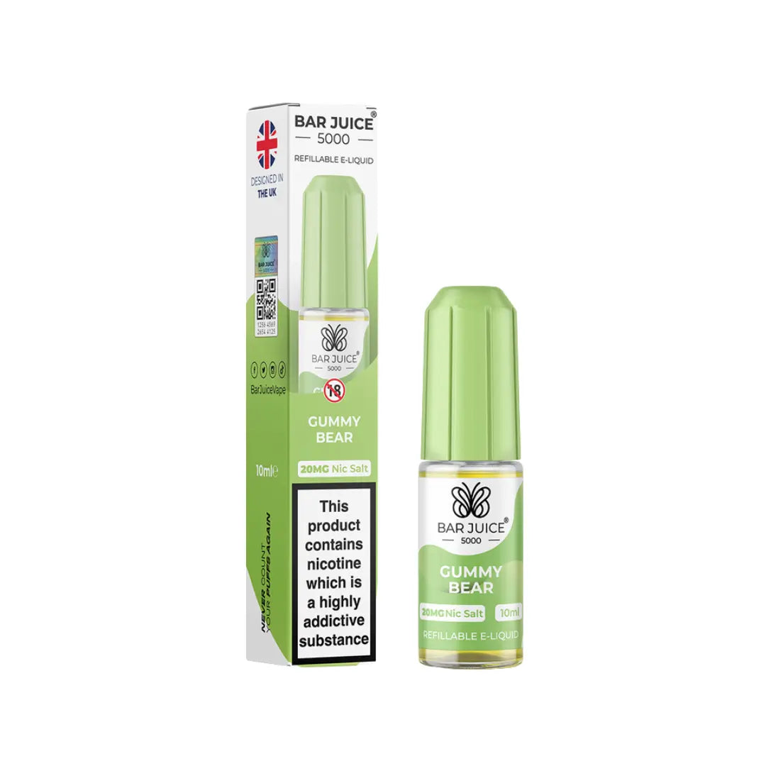 Bar Juice 5000 Gummy Bear Nic Salt 10ml