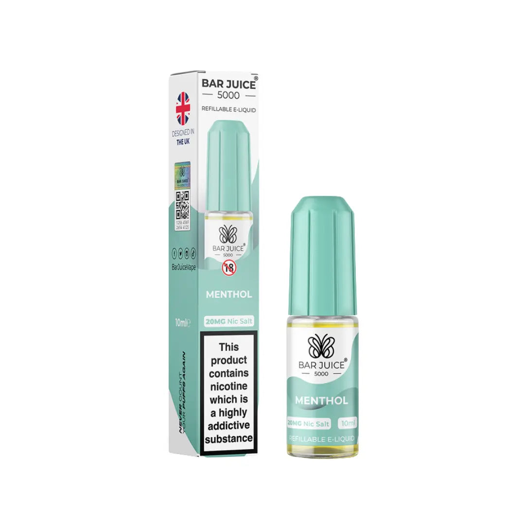 Bar Juice 5000 Menthol Nic Salt 10ml
