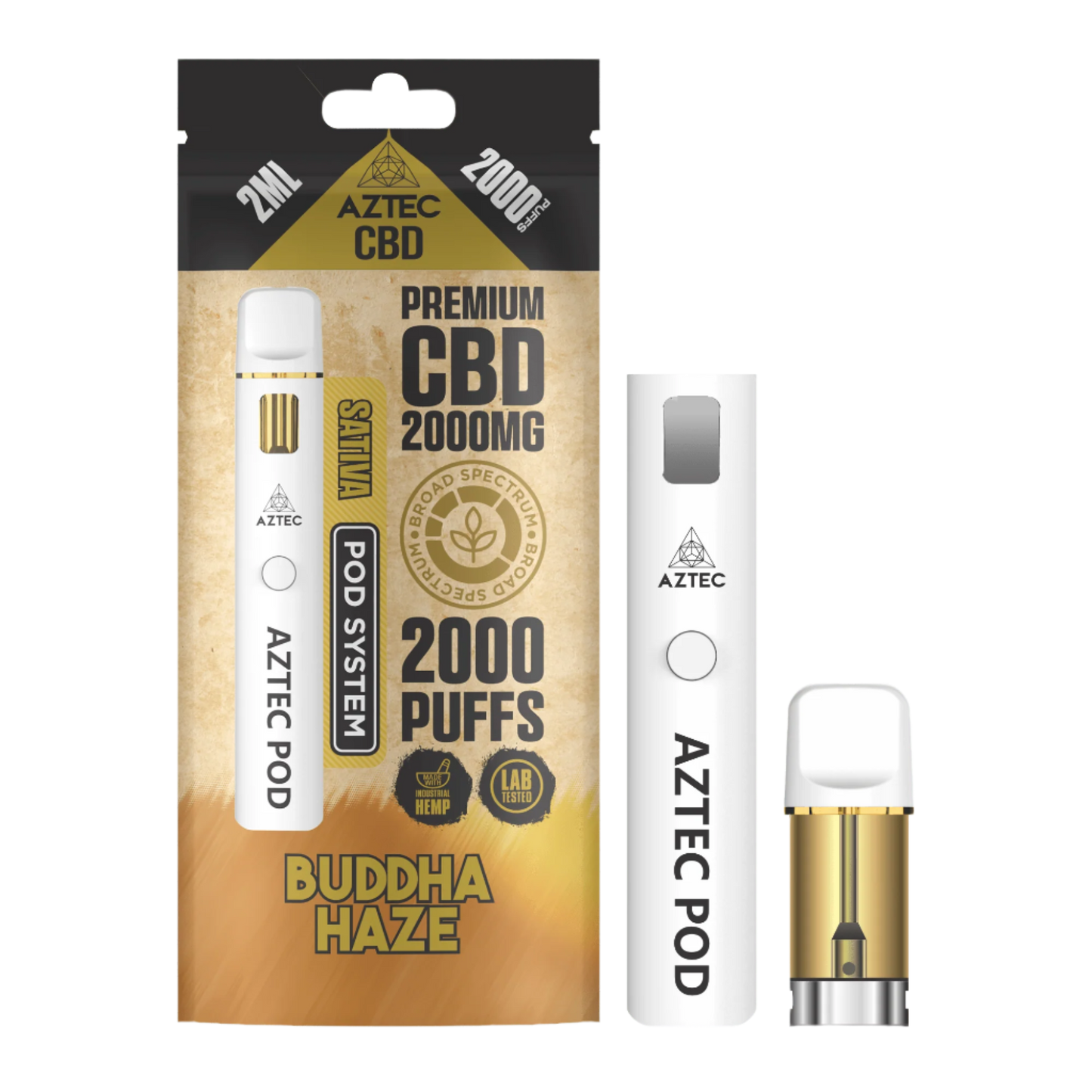Aztec CBD - Starter Pod Kit - 2000mg