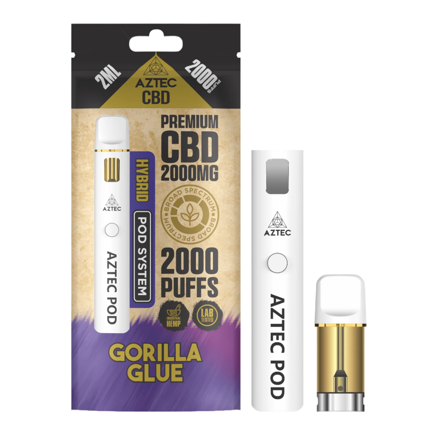 Aztec CBD - Starter Pod Kit - 2000mg
