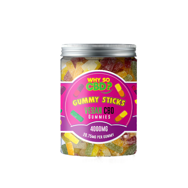 Why So CBD? Gummy Sticks 4000mg
