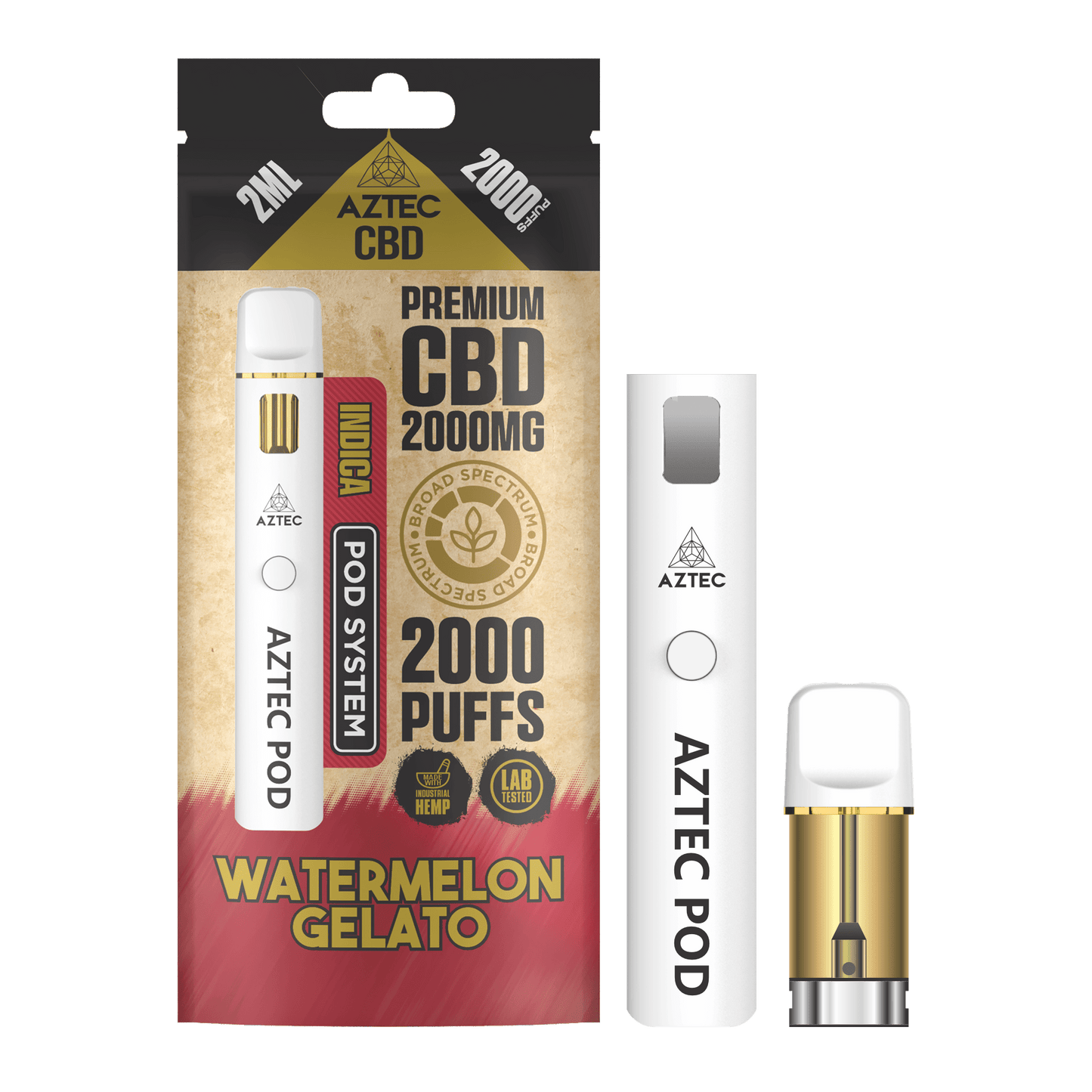 Aztec CBD - Starter Pod Kit - 2000mg