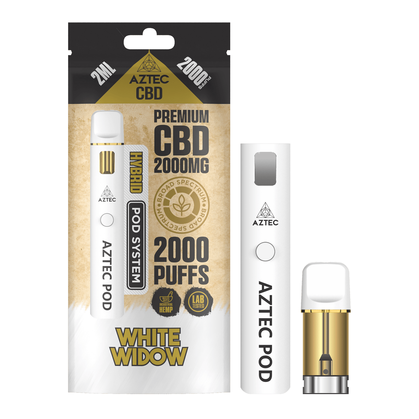 Aztec CBD - Starter Pod Kit - 2000mg