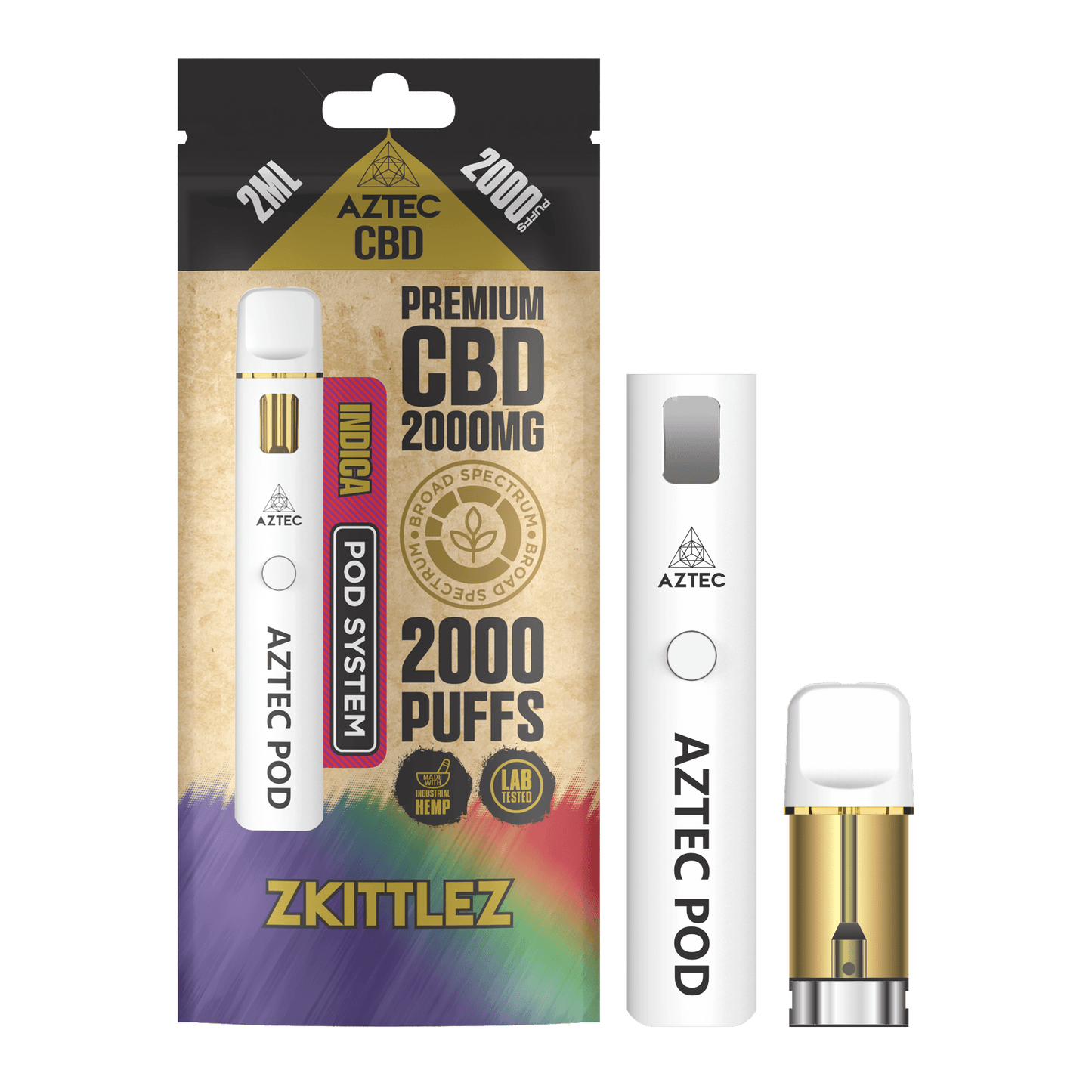 Aztec CBD - Starter Pod Kit - 2000mg
