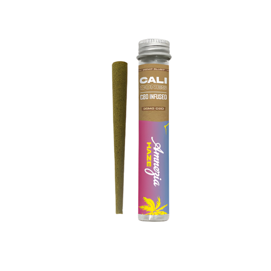 Cali Cones Sage 30mg Full Spectrum CBD Infused Cone - Amnesia Haze