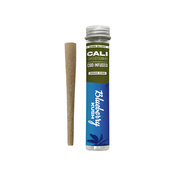Cali Cones Sage 30mg Full Spectrum CBD Infused Cone - Blueberry Kush
