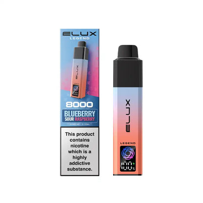 Elux Legend 8000 Rechargeable Kit – Blue Sour Raspberry
