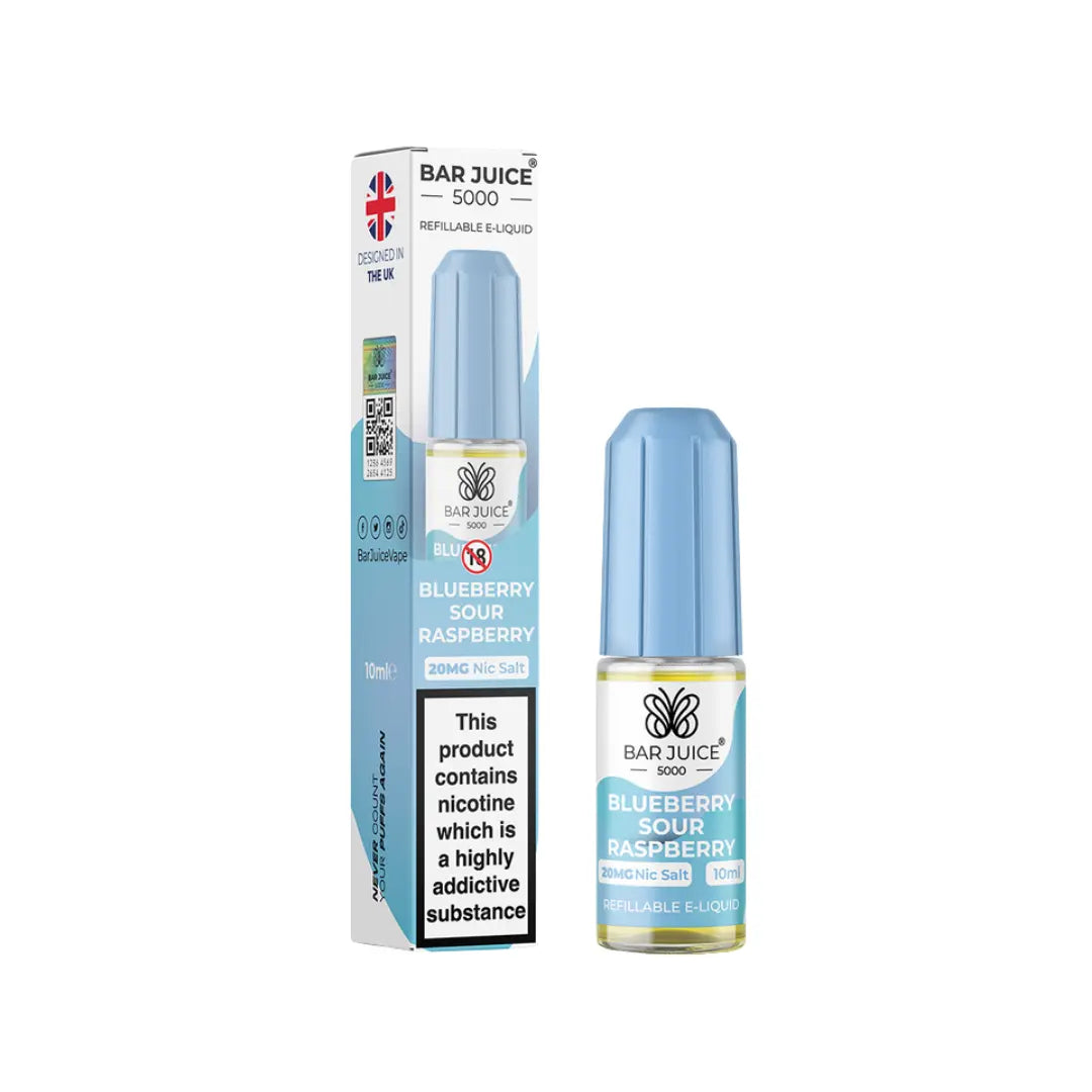 Bar Juice 5000 Blue Sour Raspberry Nic Salt 10ml