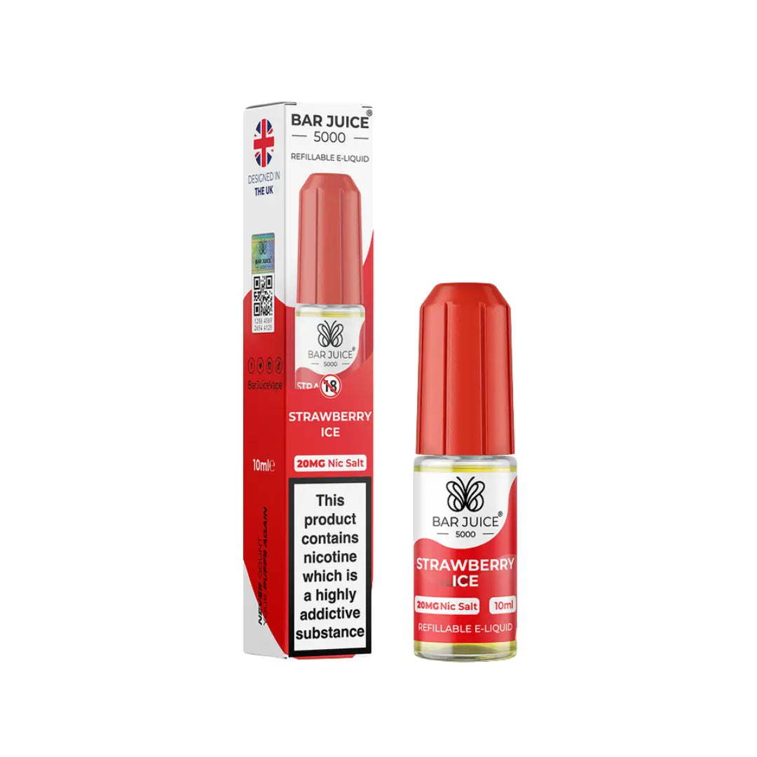Bar Juice 5000 Strawberry Ice Nic Salt 10ml