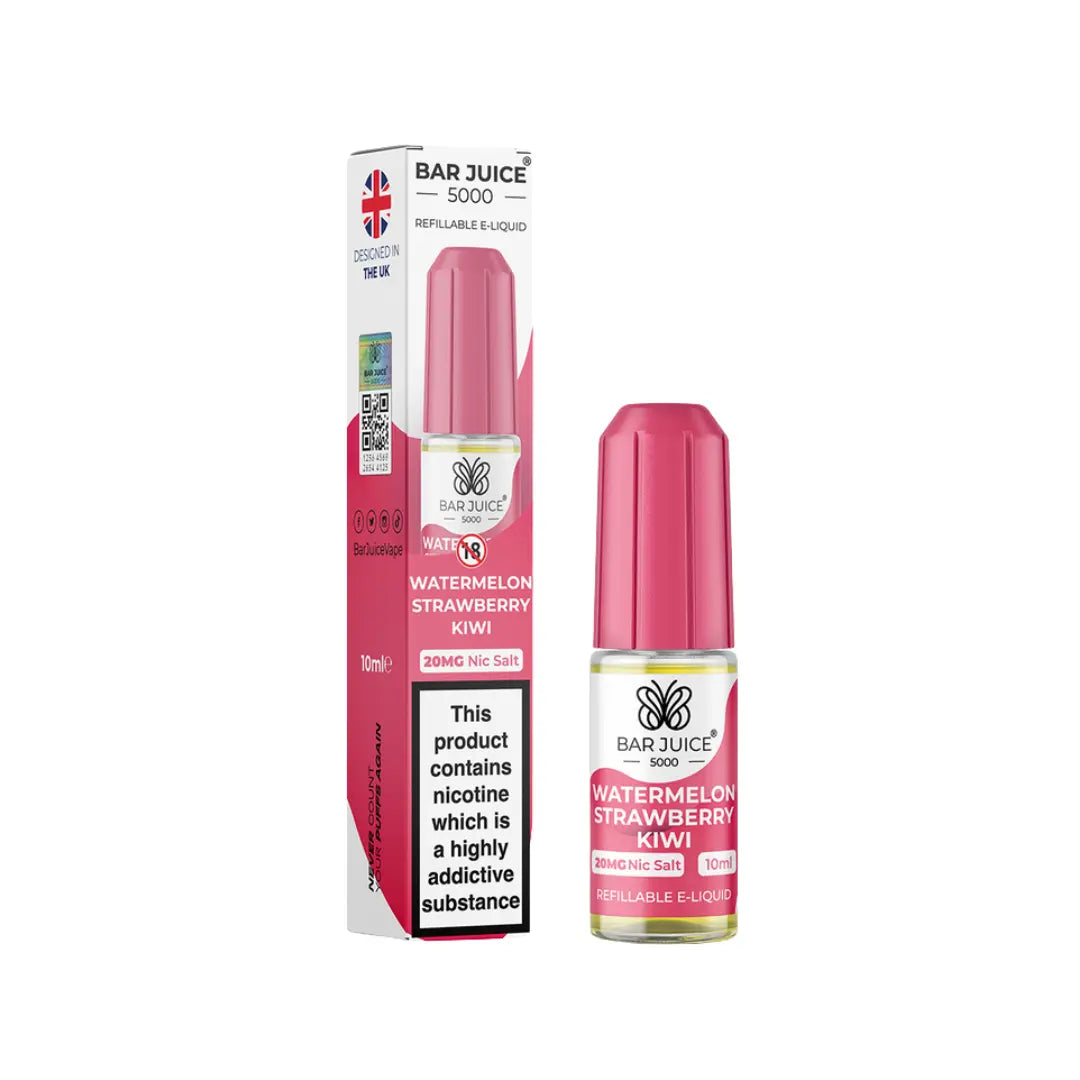 Bar Juice 5000 Watermelon Strawberry Kiwi Nic Salt 10ml