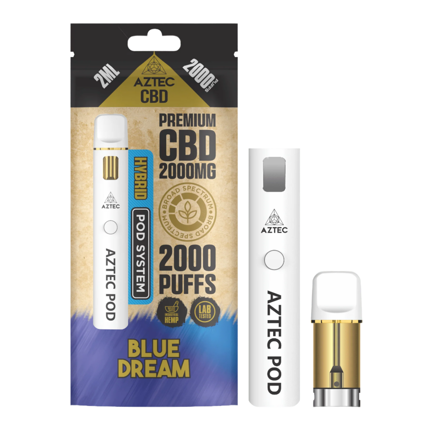 Aztec CBD - Starter Pod Kit - 2000mg