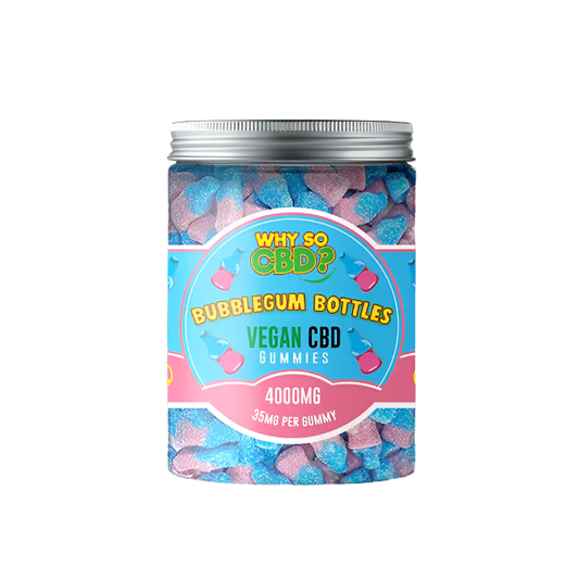 Why So CBD? Bubblegum Bottles 4000mg