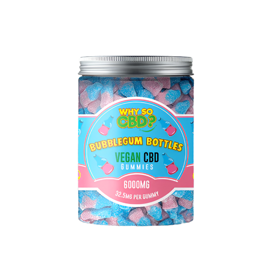 Why So CBD? Bubblegum Bottles 6000mg