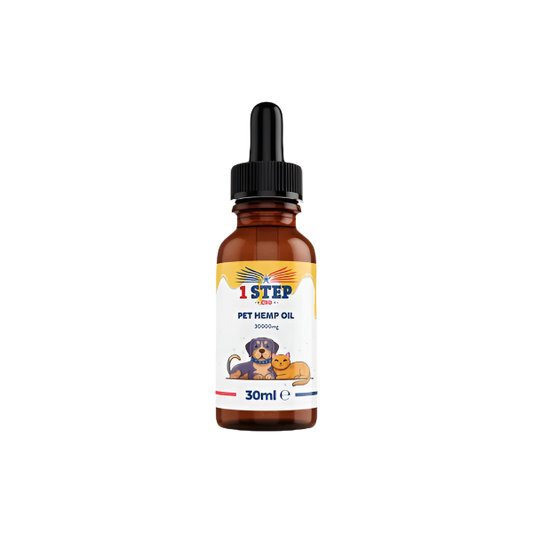 1 Step CBD 30000mg Natural Pet Hemp Oil 30ml
