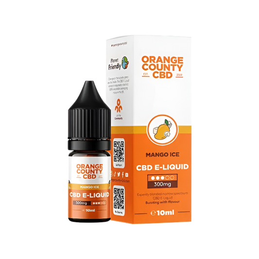Orange County CBD 300mg Broad Spectrum CBD E-liquid 10ml (50VG/50PG)