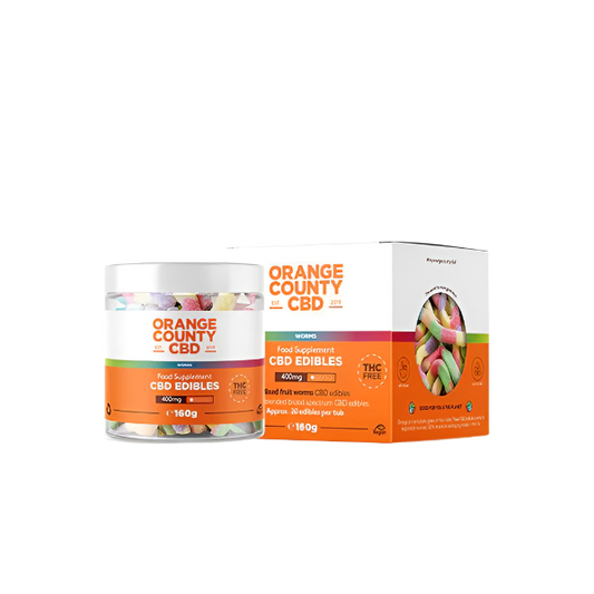 Orange County 400mg CBD Gummy Worms - Small Pack *Vegan*