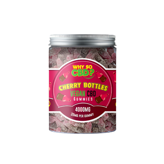 Why So CBD? Cherry Bottles 4000mg