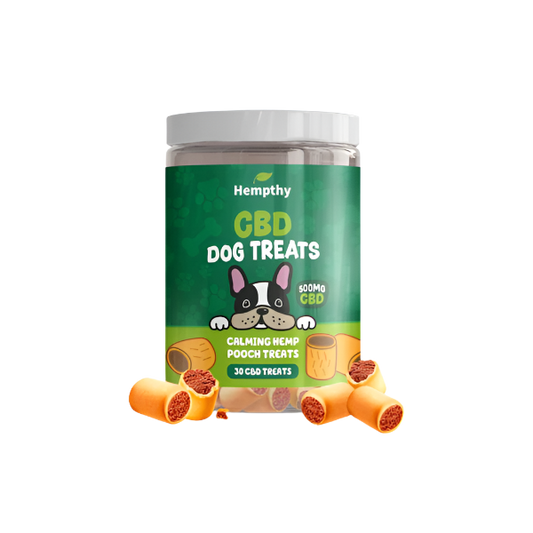 Hempthy 500mg Calming Hemp Dog Treats - 30 Treats