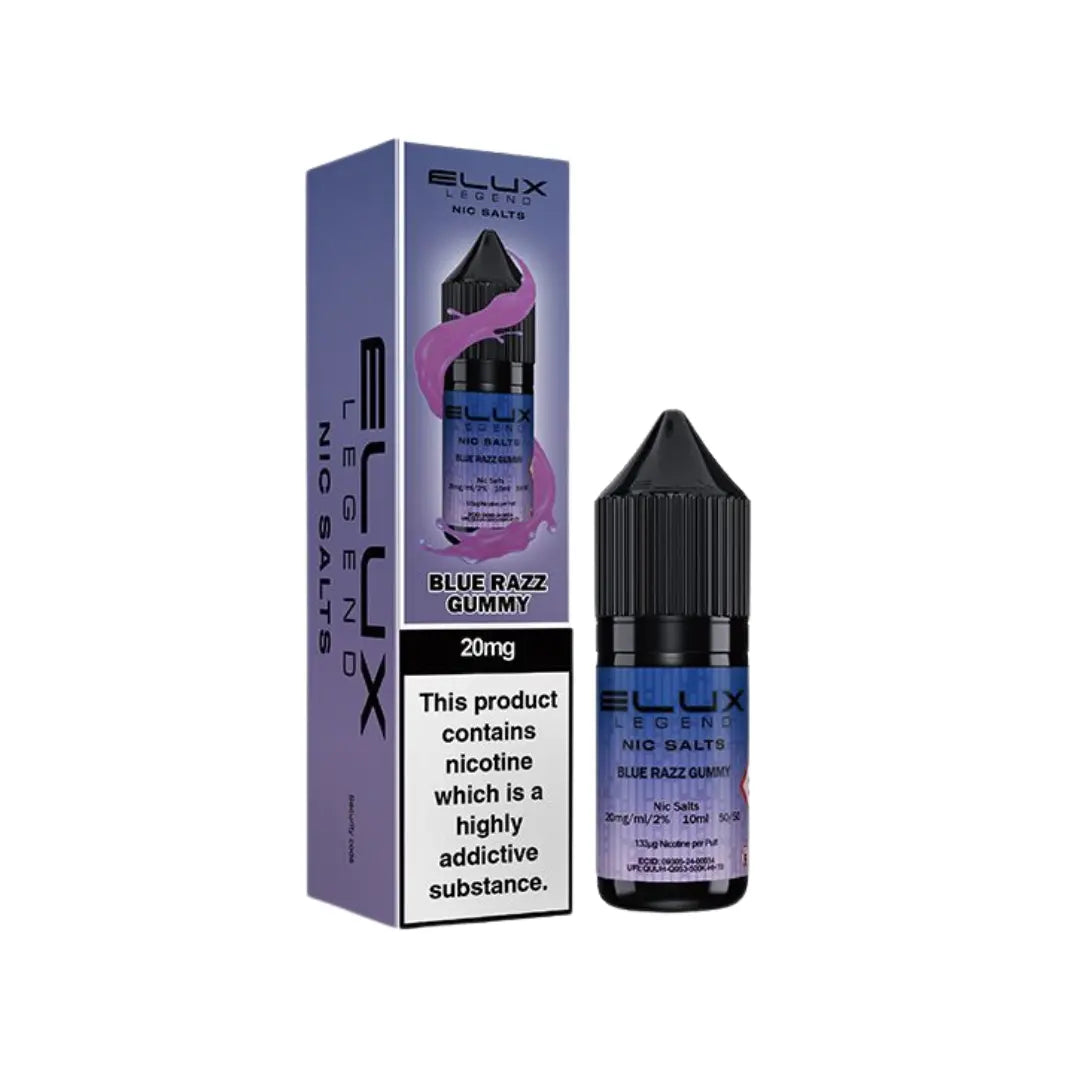 Elux Legend Blue Razz Gummy Nic Salt 10ml