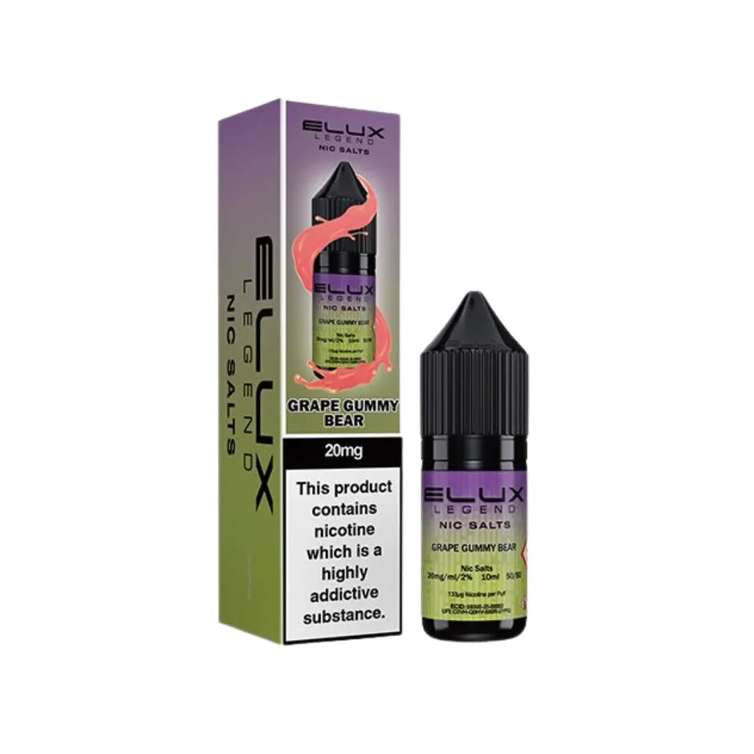 Elux Legend Grape Gummy Bear Nic Salt 10ml