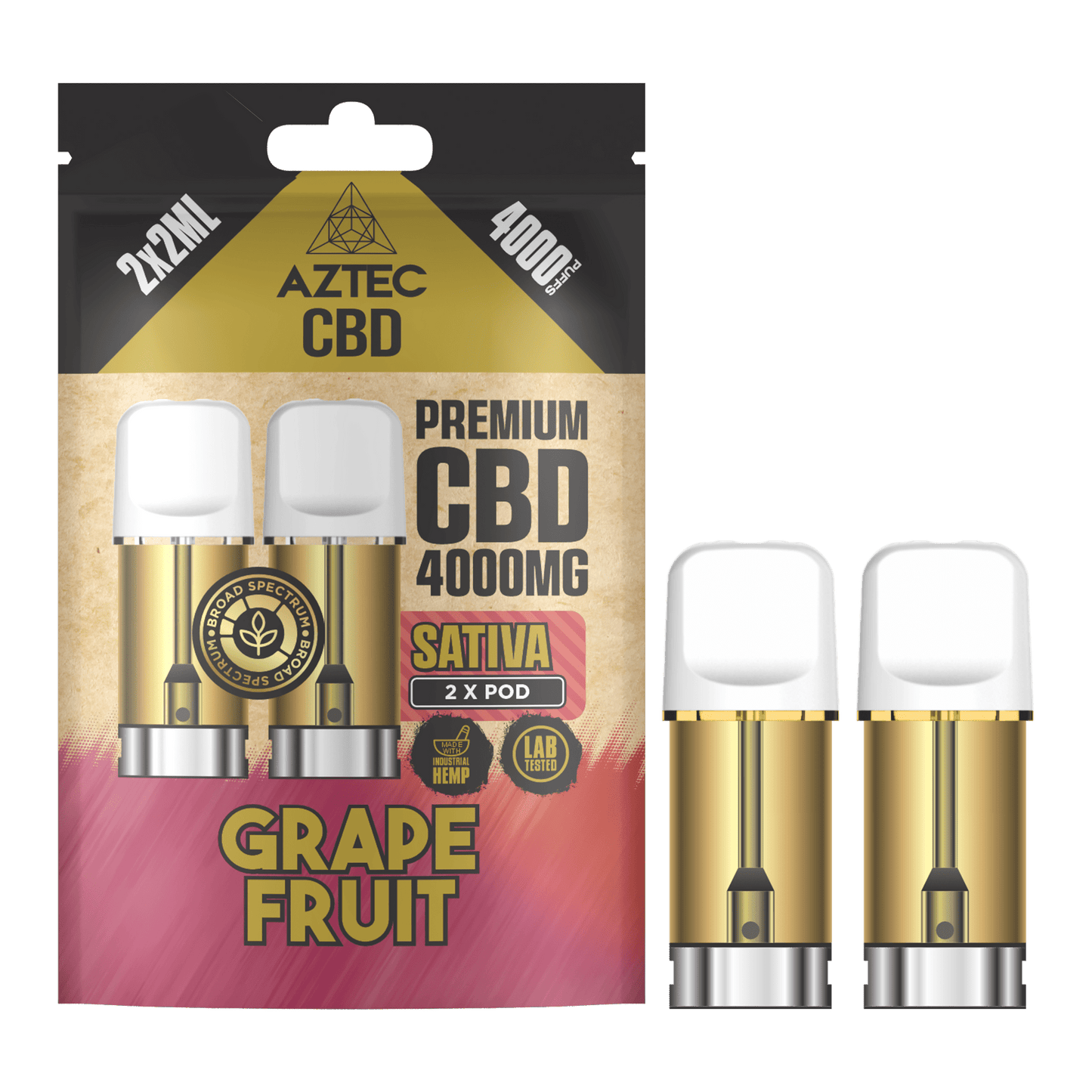 Aztec CBD Pod Refills 4000mg