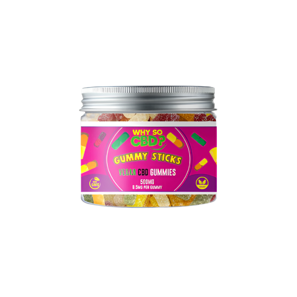 Why So CBD? Gummy Sticks 500mg