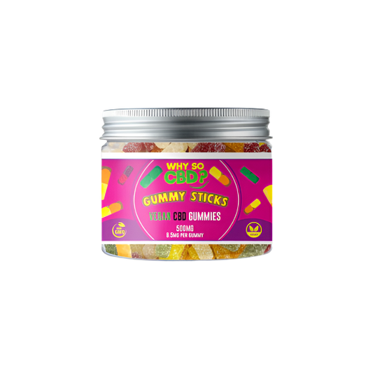Why So CBD? Gummy Sticks 500mg