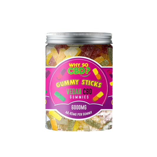 Why So CBD? Gummy Sticks 6000mg
