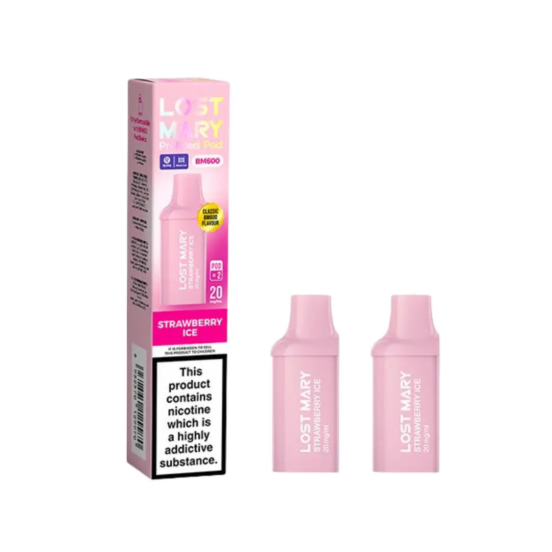 Lost Mary BM600 Refill Pod – Strawberry Ice