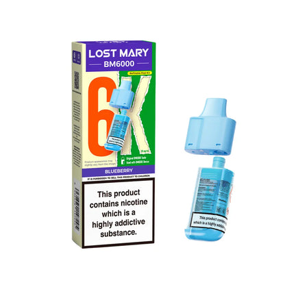 Lost Mary BM6000 Rechargeable Kit – Blueberry