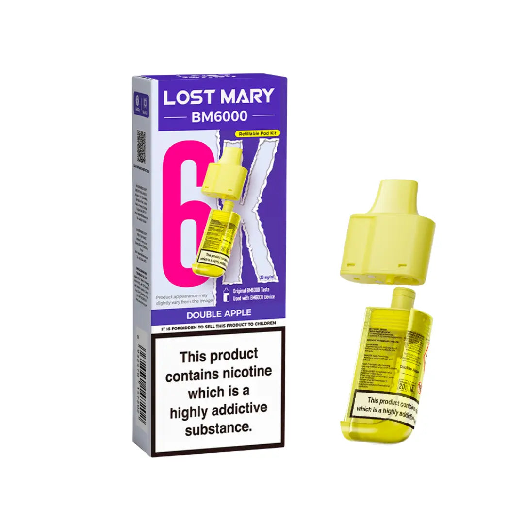 Lost Mary BM6000 Refill Pod – Double Apple