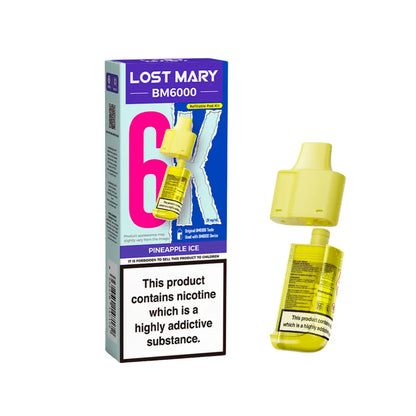 Lost Mary BM6000 Rechargeable Kit 10mg – Pineapple Ice