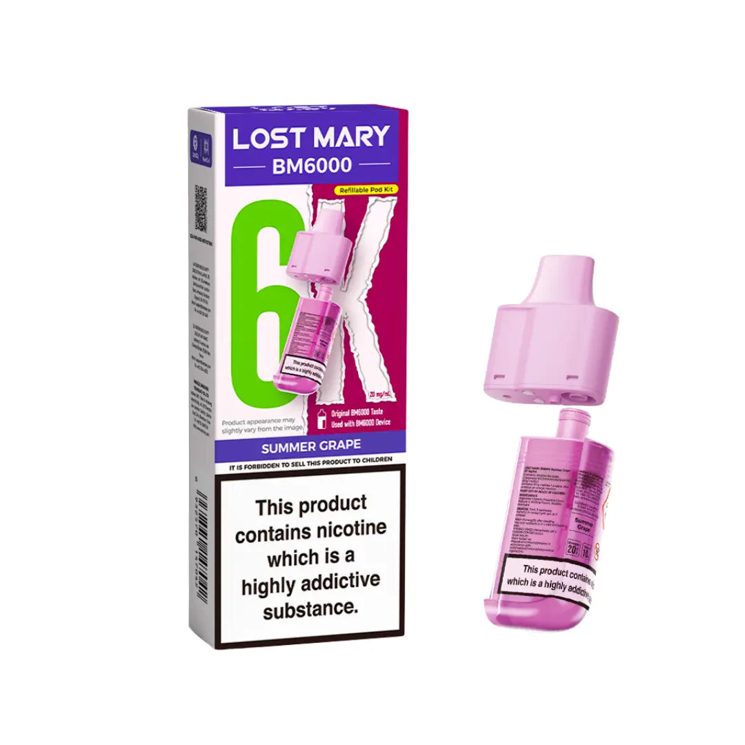 Lost Mary BM6000 Refill Pod – Summer Grape