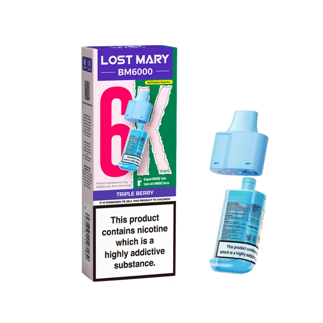 Lost Mary BM6000 Refill Pod – Triple Berry