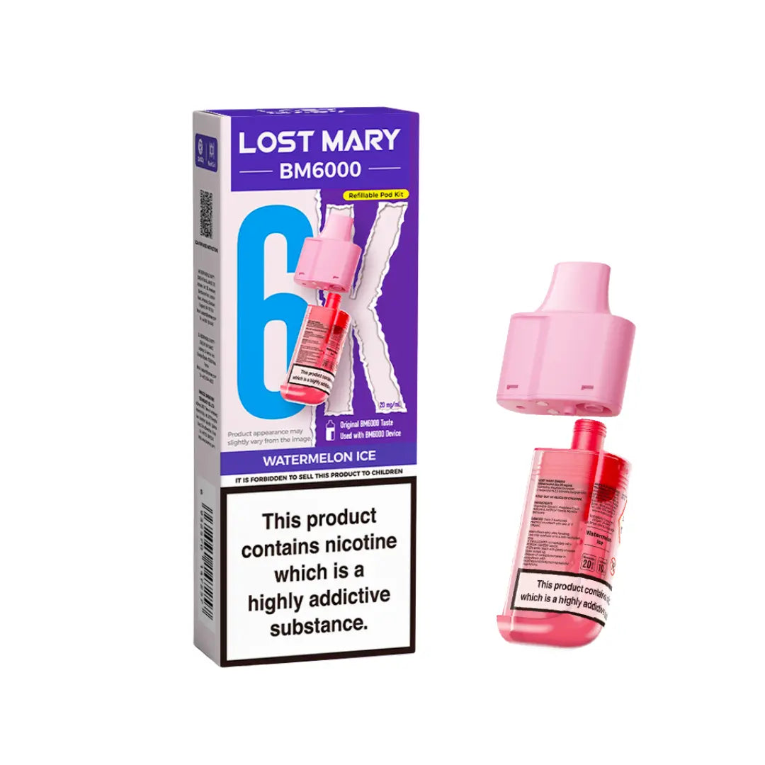 Lost Mary BM6000 Refill Pod – Watermelon Ice