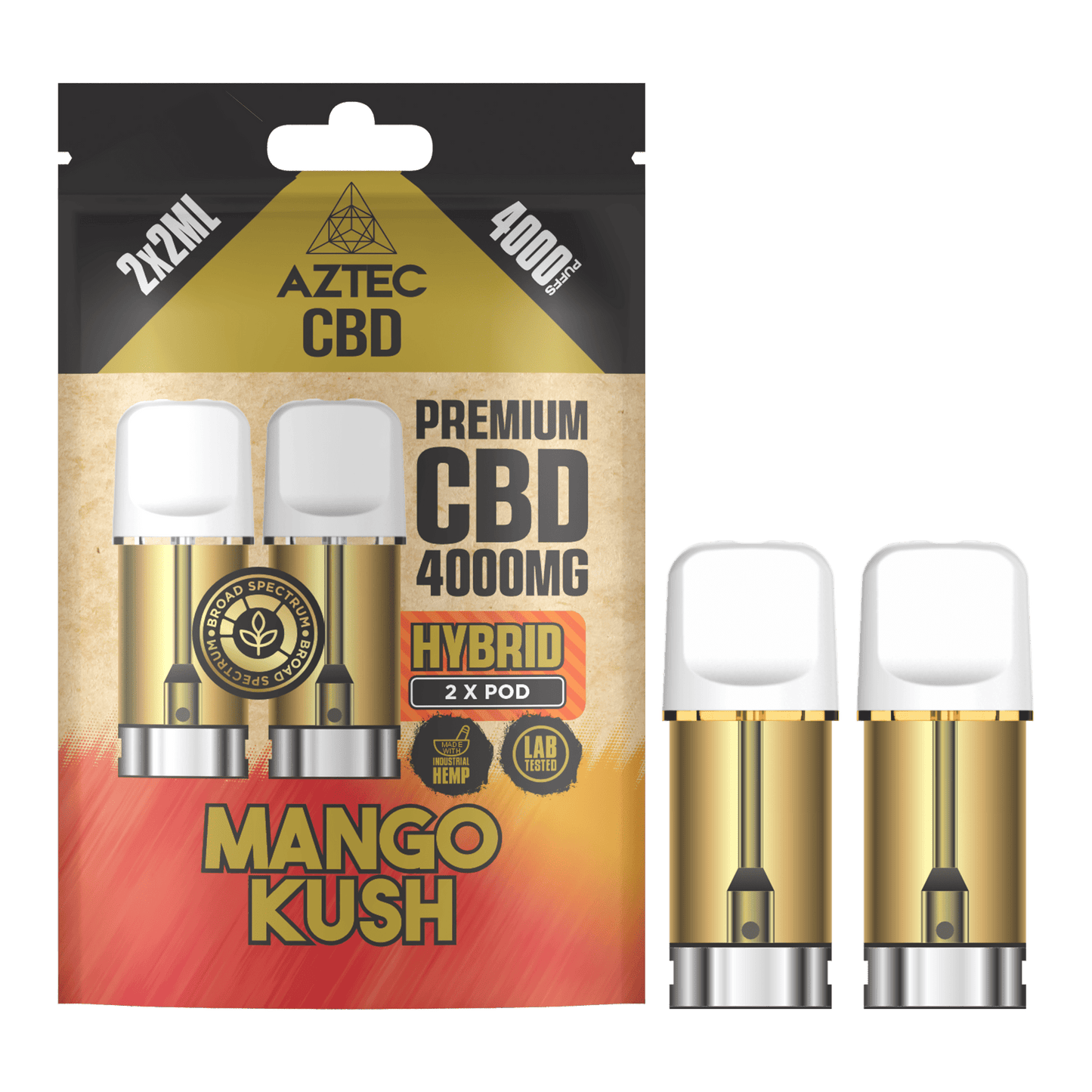 Aztec CBD Pod Refills 4000mg