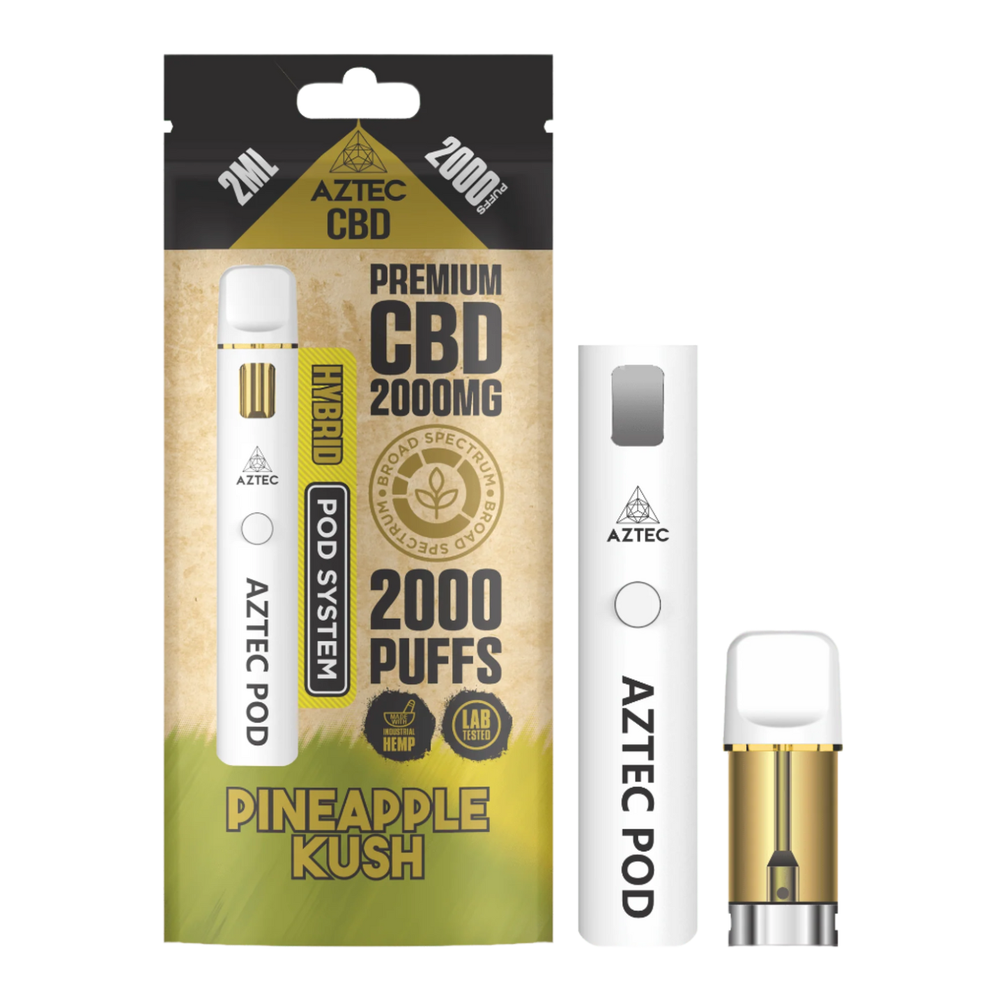 Aztec CBD - Starter Pod Kit - 2000mg