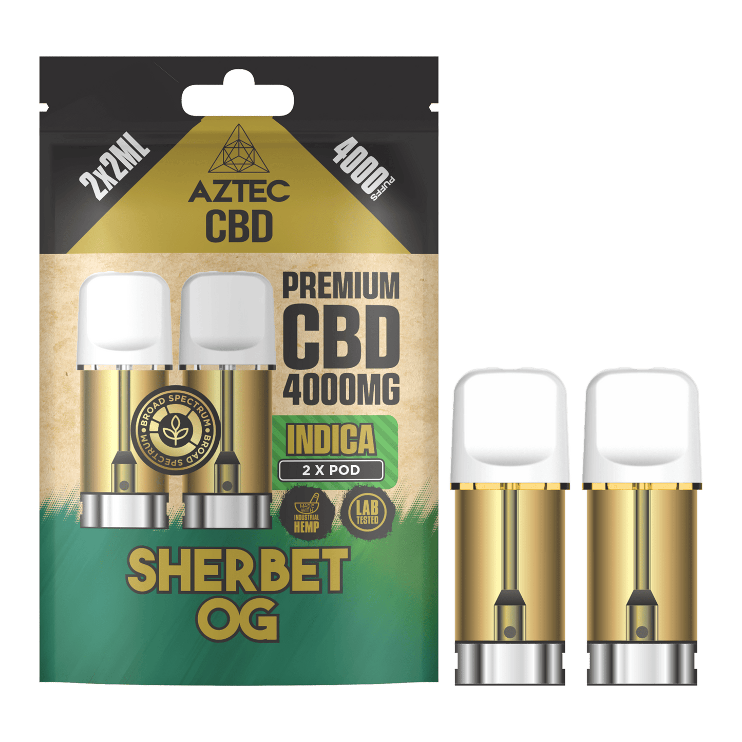 Aztec CBD Pod Refills 4000mg