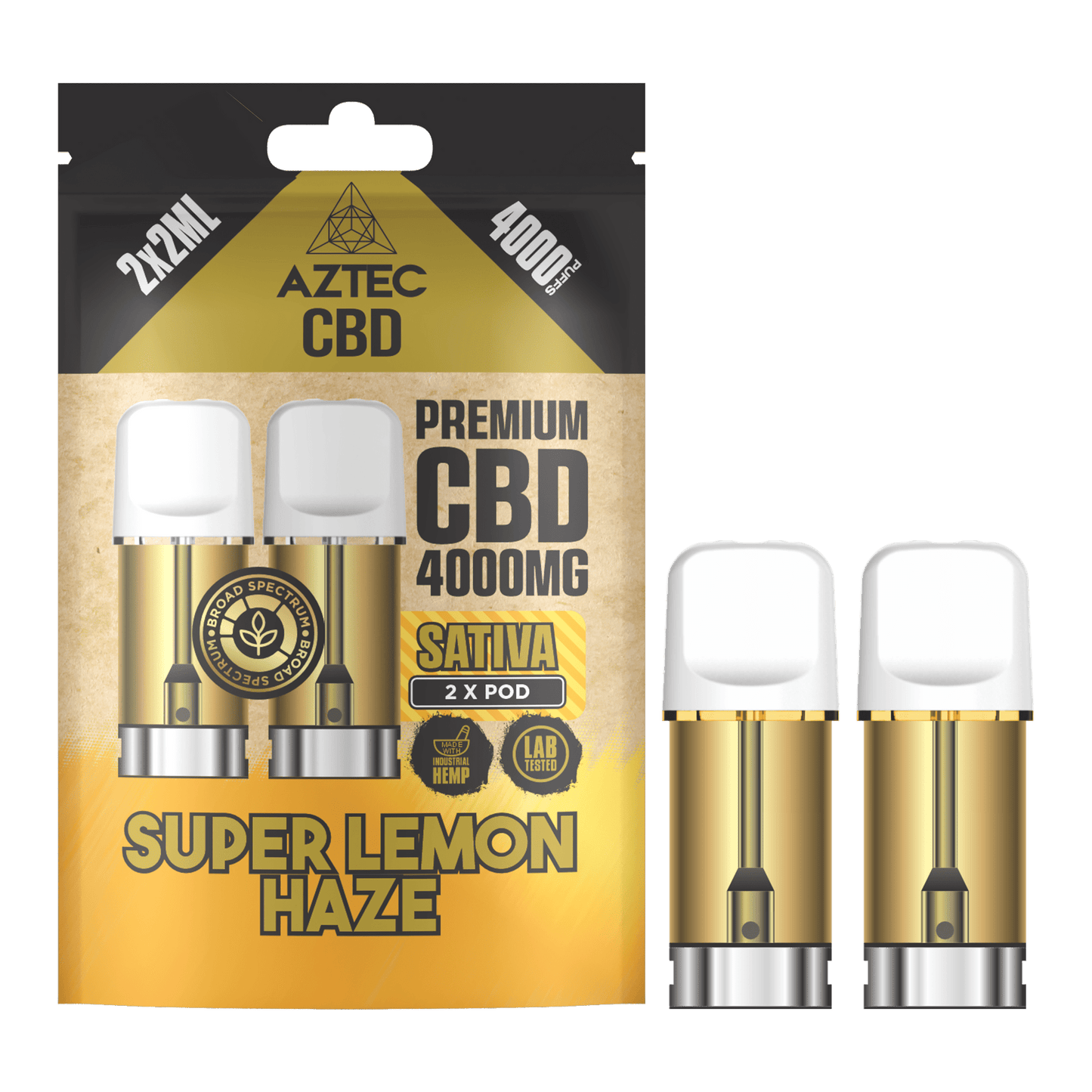 Aztec CBD Pod Refills 4000mg