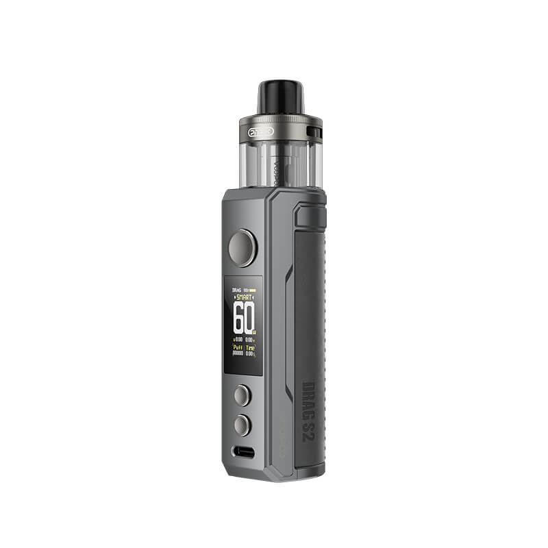 VOOPOO Drag S2 Pod Kit – Grey Metal